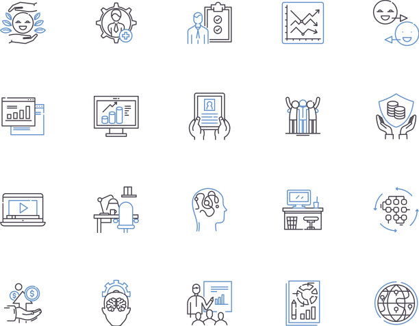 管理理念大纲图标集合图片下载