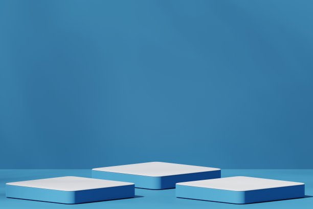 场景与讲台的产品展示，3d渲染图片下载