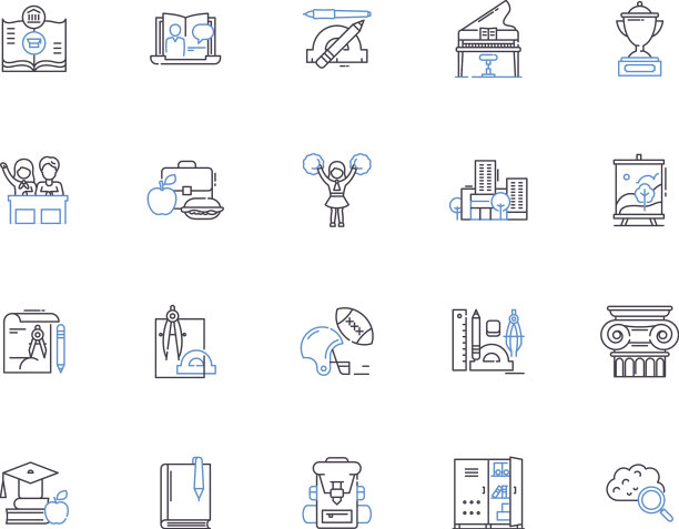 高中轮廓图标收集高中图片下载