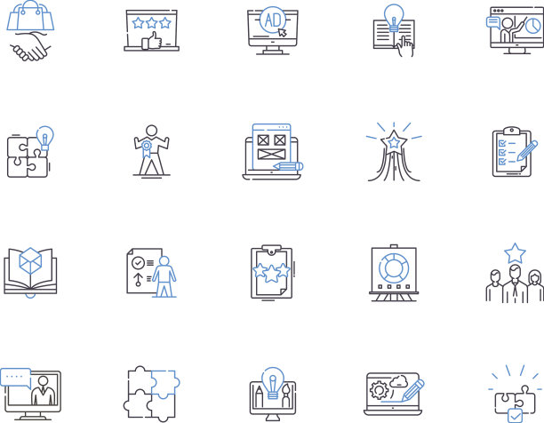 营销策略概述图标集合品牌图片下载