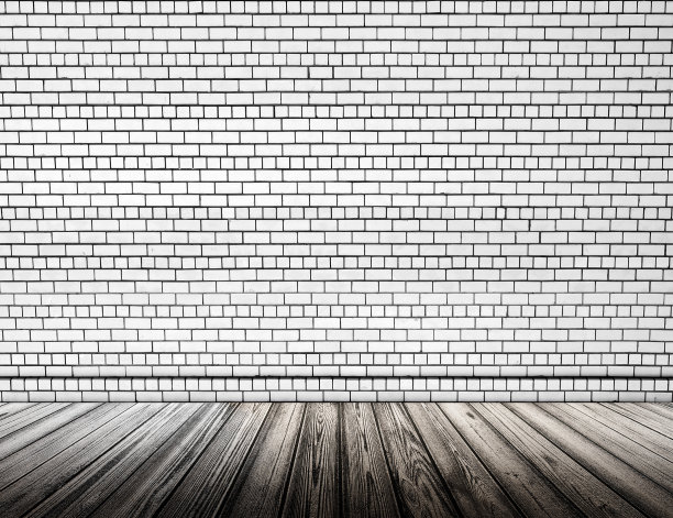 复古的房间背景。三维渲染图片下载