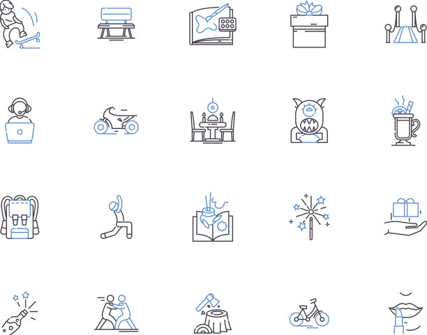 活跃的生活方式轮廓图标收藏活跃图片下载