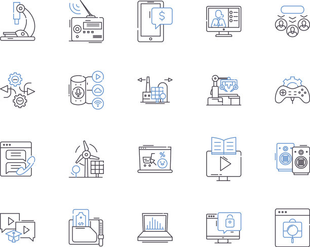 电器和喷雾器概述图标收集图片下载