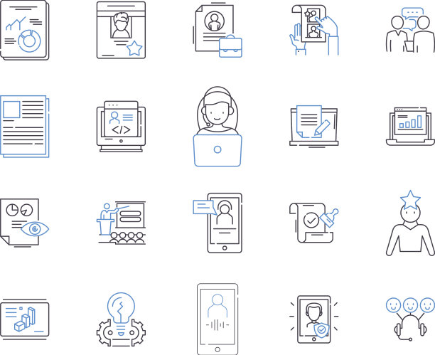 新闻概述图标收集报道图片下载
