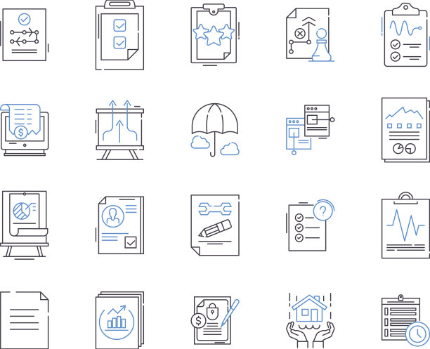 保险业务大纲图标收藏图片下载