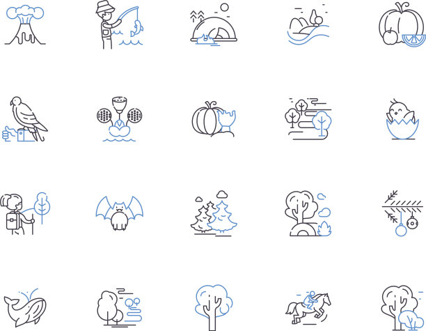 自然轮廓图标收集自然图片下载