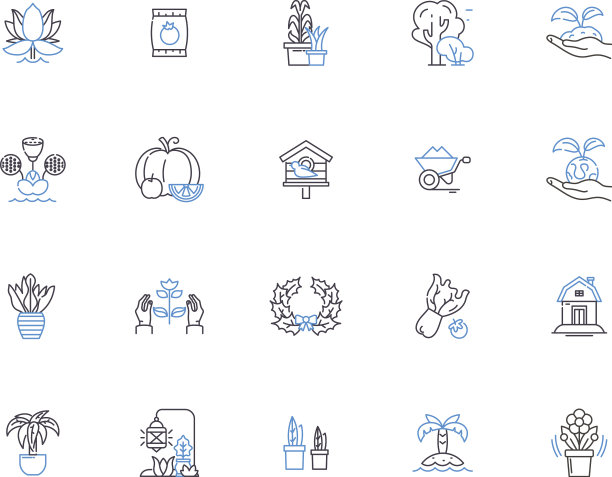 园艺概要图标收集图片下载