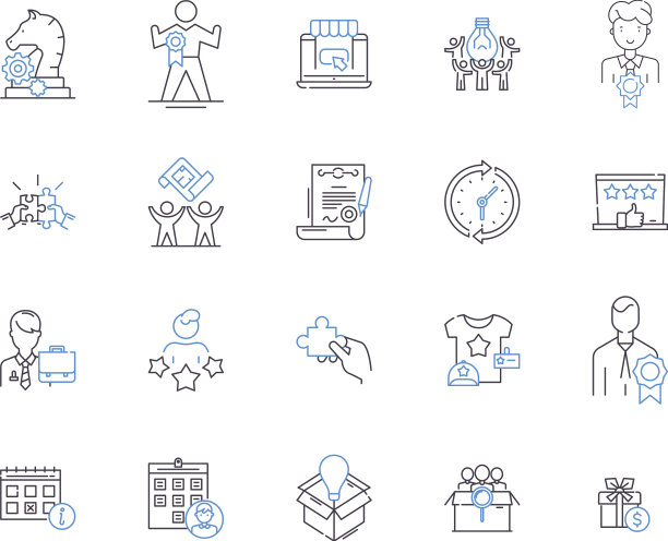 营销和概念概述图标收集图片下载