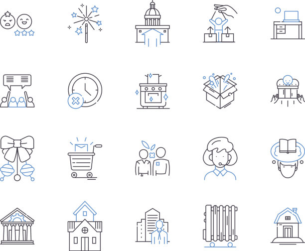 社区中心概述图标收集图片下载