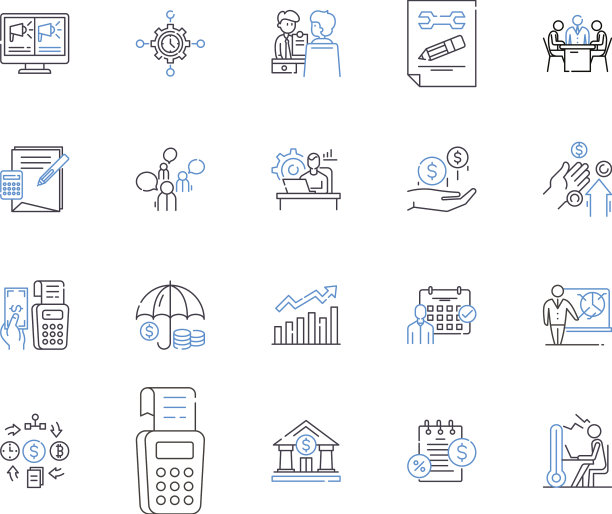 会计业务大纲图标收集图片下载