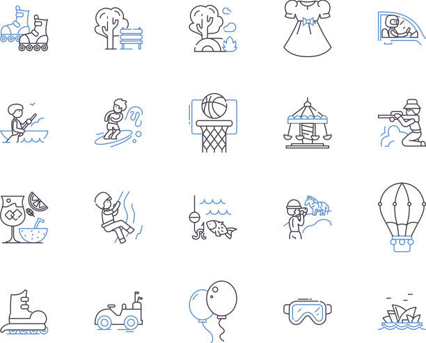 夏季和活动大纲图标收集图片下载