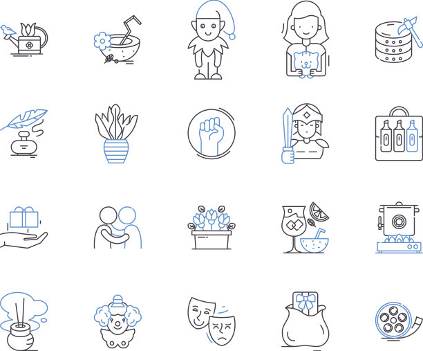 爱好和艺术概述图标收藏绘画图片下载