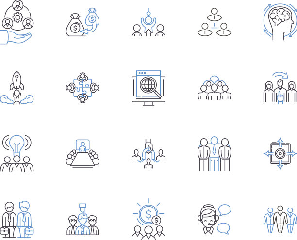 团队合作大纲图标收集图片下载