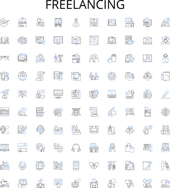 自由职业者大纲图标收集自由职业者图片下载