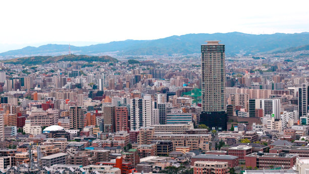 福冈大厦-城市公寓的东南视图图片下载