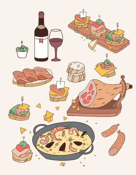 西班牙的食物图片下载