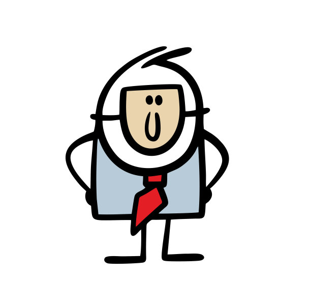 涂鸦风格：伪善的商人图片下载