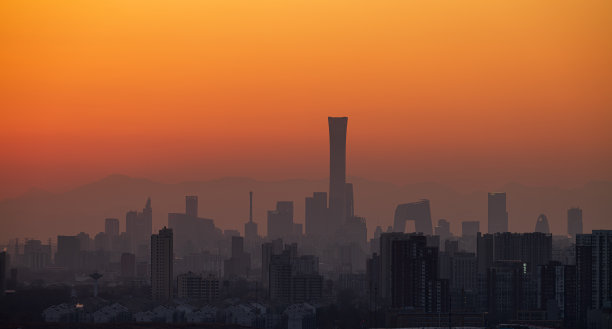 中国北京的天际线图片下载