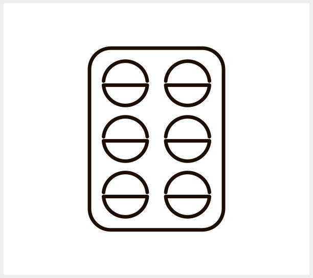 涂鸦药丸图标隔离素描平板剪贴画矢量股票插图EPS 10图片下载