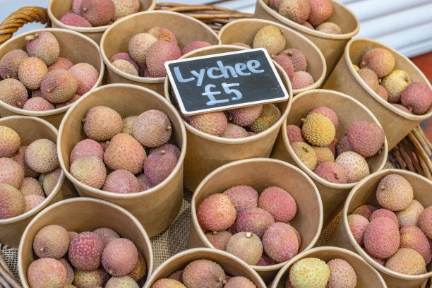 伦敦南华克市博罗市场的荔枝图片下载
