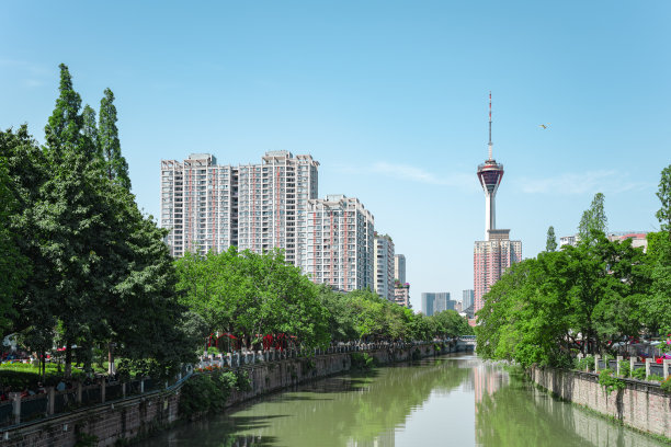 阳光明媚的成都图片下载