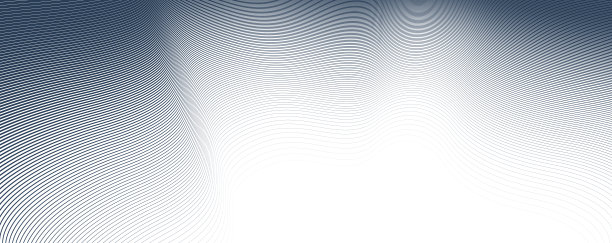 线性抽象背景，单色黑色矢量设计3D线条透视，曲线和波浪线运动，流畅柔和的背景。图片下载