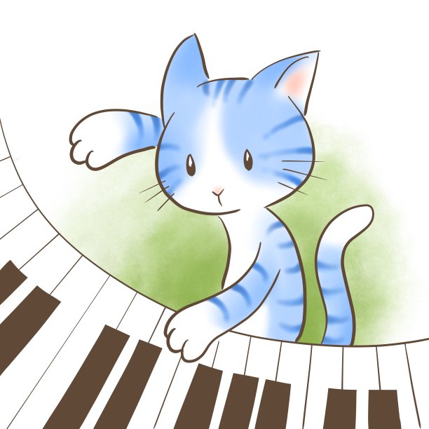 猫和钢琴11图片下载