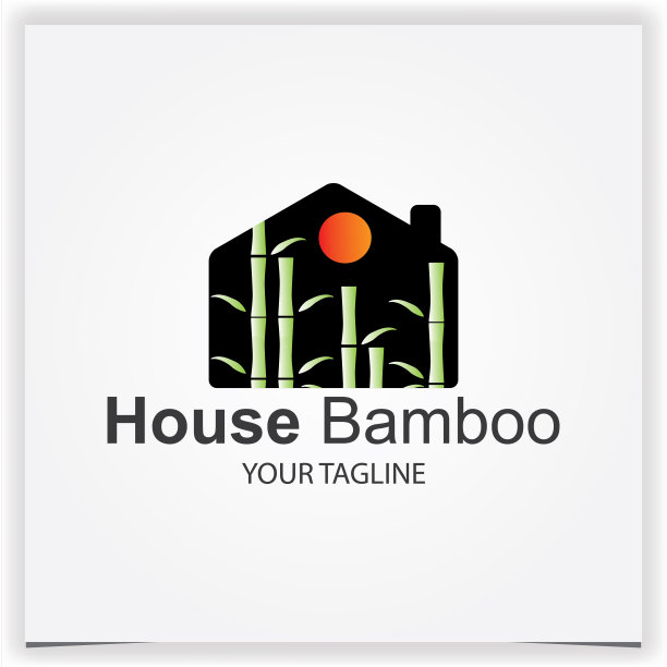 屋竹设计优质优雅的模板矢量eps 10图片下载