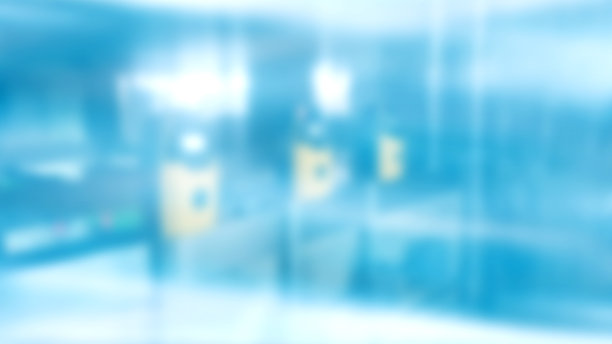 灯光耀眼，蓝色背景。图片下载