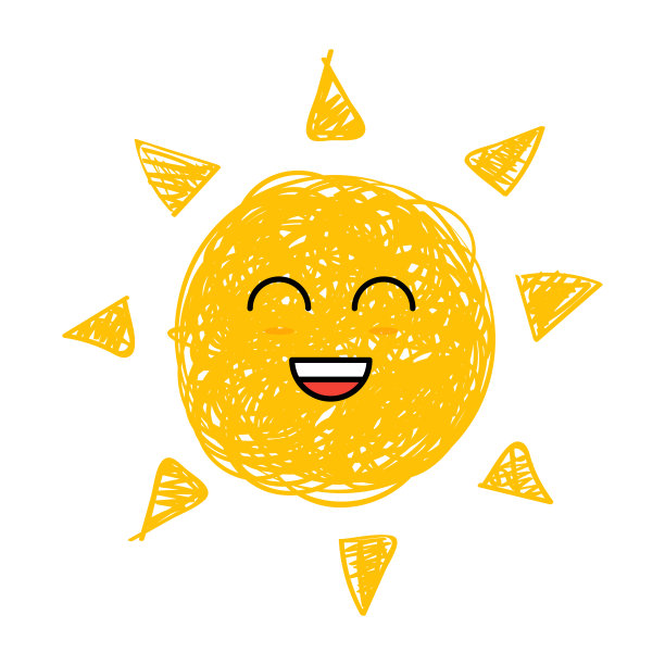 平面太阳图标。太阳象形图。新潮的矢量夏季符号网站设计，网页按钮，移动应用程序。矢量涂鸦太阳。图片下载