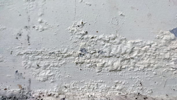 发霉的墙壁上油漆剥落图片下载