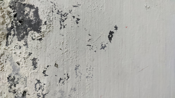 发霉的墙壁上油漆剥落图片下载