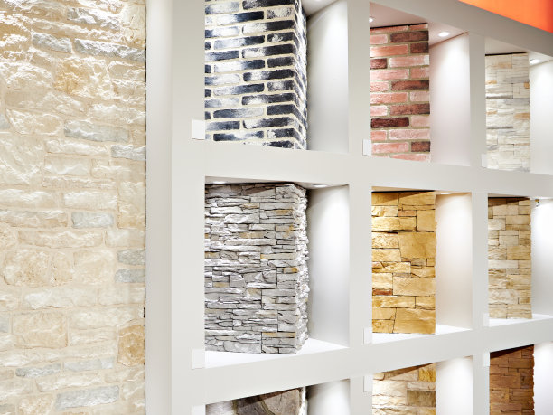 铺砖装饰墙板图片下载