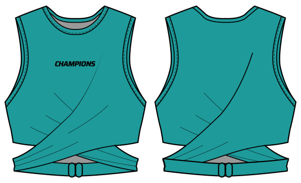 女性环绕运动胸罩上身积极运动运动衫设计平面素描时尚插画适合女孩和女士，背心游泳，瑜伽，健身房，跑步和体育活动图片下载