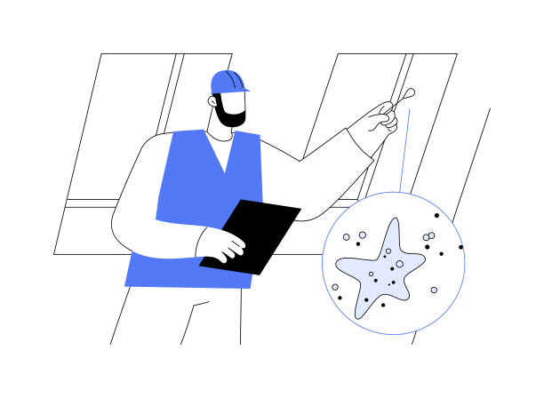 模具检验抽象概念矢量插图。图片下载