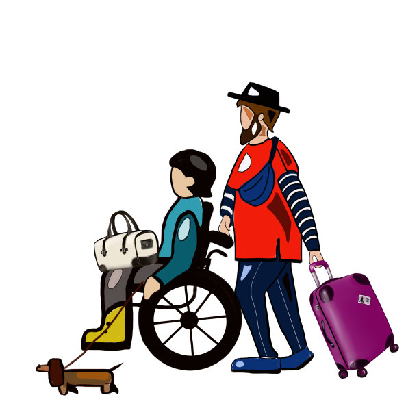 家人，一群人，白色背景的乘客图片下载