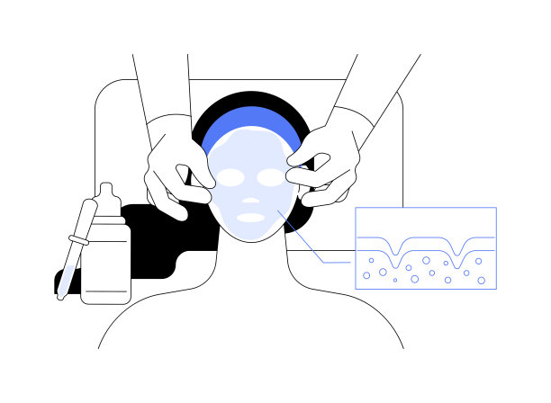化学剥皮抽象概念矢量插图。图片下载