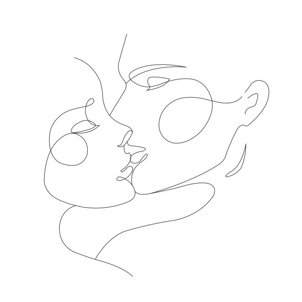 男女接吻连续行图片下载