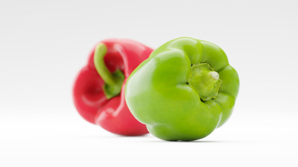 甜椒的3d渲染图片下载