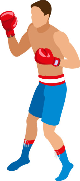 拳击手等距图片下载