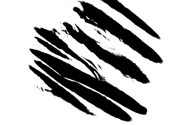 黑白图形显示了在白色背景下突出的象征性黑色条纹。图片下载