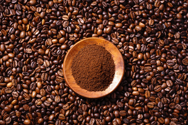 烤咖啡豆图片下载