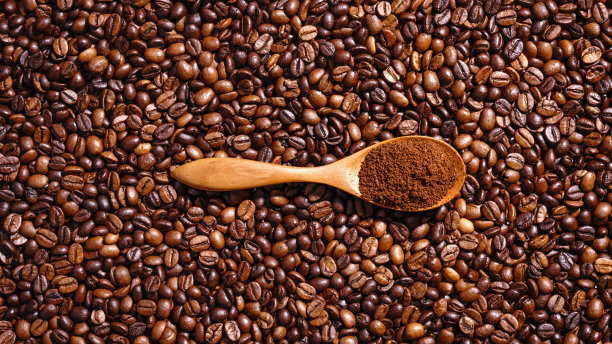 烤咖啡豆图片下载