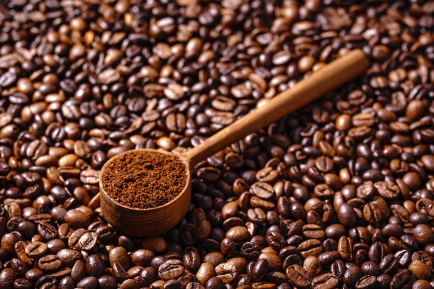烤咖啡豆图片下载