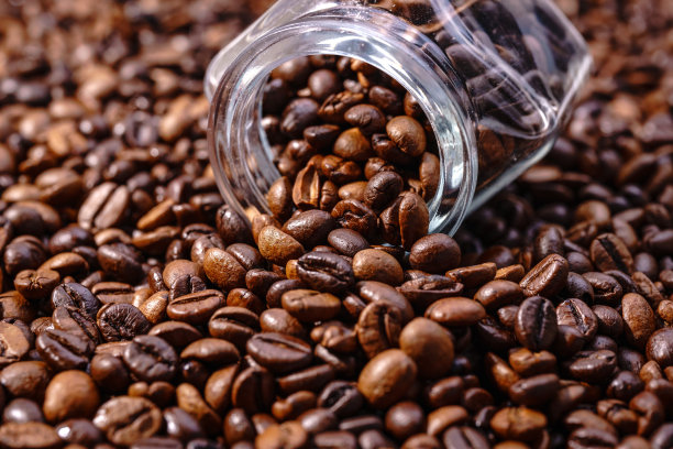 烤咖啡豆图片下载