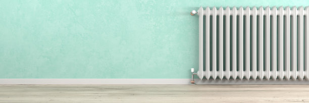 墙上的散热器全景3d渲染图片下载