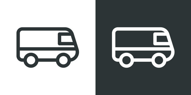 车货物。交通图标图片下载