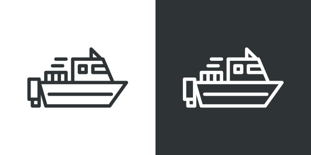 快艇。交通图标图片下载