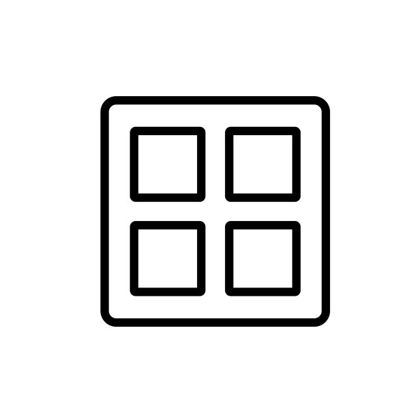 窗口图标设计矢量模板图片下载