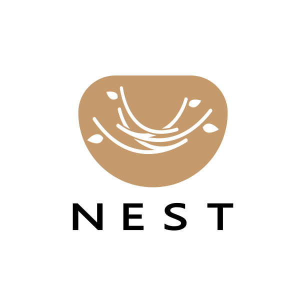 鸟巢标志图标插图设计模板，用于鸟类养殖场，鸟类业务，鸟屋，鸟类保护与现代极简主义的矢量概念图片下载